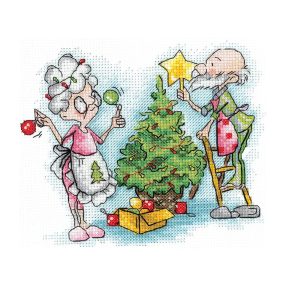 SANB-27 Nagyi és karácsony 13,5х13,5 cm