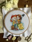 SANB28 Granny Travelers 12x14 cm