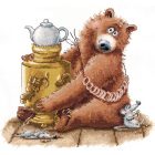 SANCH-11 Tea party 20x18,5 cm