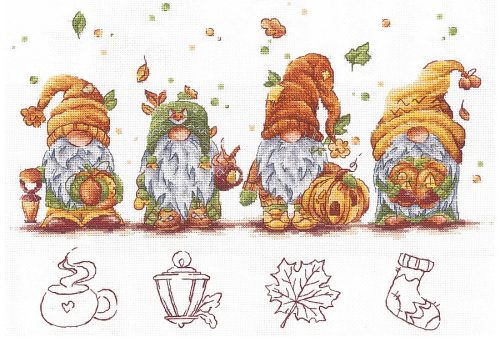 SANO-34 Őszi manók 32х21,5 cm