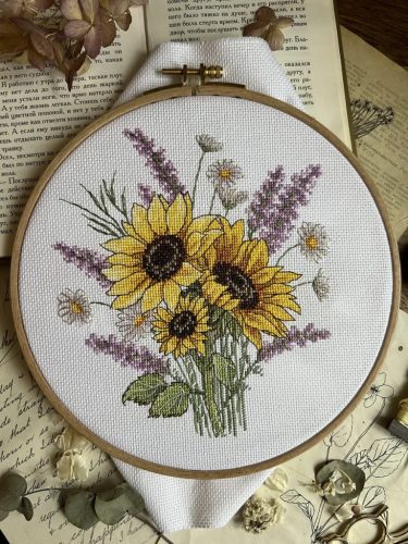 SANP-76 Sunflowers 16,5х18,5 cm