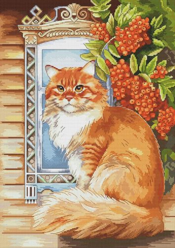 SANR-59 Ginger cat 26,5х37,5 cm