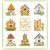 SANS-74 Birdhouses 32x35 cm