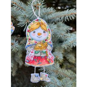 SANS-81 Snowman girl 7х14,5 cm