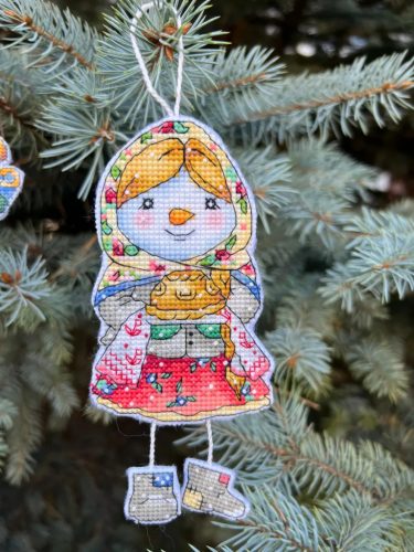 SANS-81 Snowman girl 7х14,5 cm