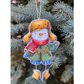 SANS-82 Snowman boy 9х15 cm