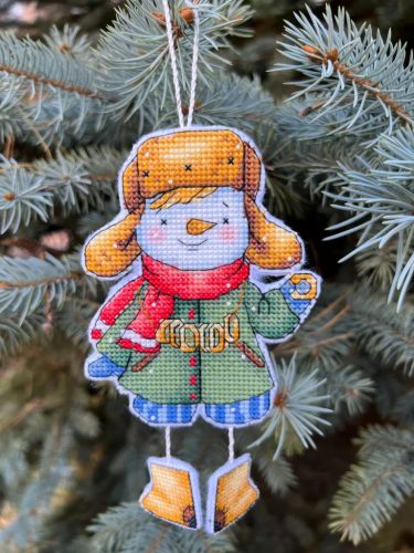 SANS-82 Snowman boy 9х15 cm