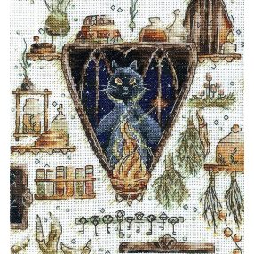 SANV-52 Magical beasts. Cat 15x14,5 cm