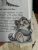 SANZ-73 Bookmark kitty 8,5x9,5 cm