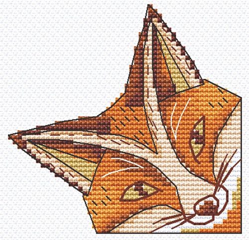 SANZ-75 Bookmark Fox 9,5х9,5 cm