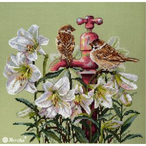 SK229 Among the Lilies 30x44,5 cm