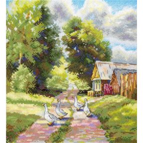 SNV1001 A falusi úton 22x20 cm