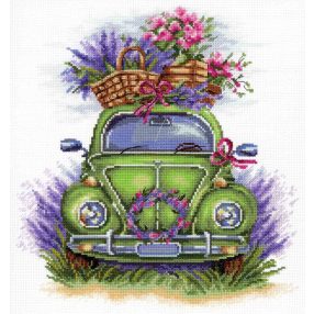 SNV873 Through the flowering fields 27x24 cm