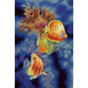 SNV888 Coral reef inhabitants 25x18 cm