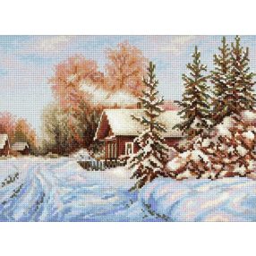 SNV910 Village street 22x28cm