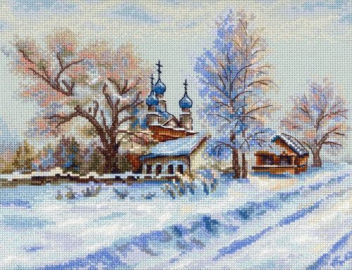 SNV914 Rural temple 22x27 cm