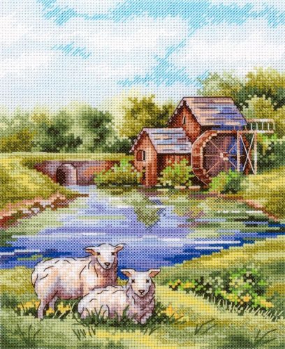 SNV918 Old mill 20x16 cm