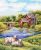 SNV918 Old mill 20x16 cm