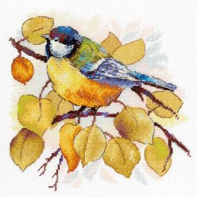 SNV923 In the autumn forest 18x19 cm