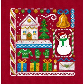 SNV939 Mini Sampler - Karácsony 13x13 cm