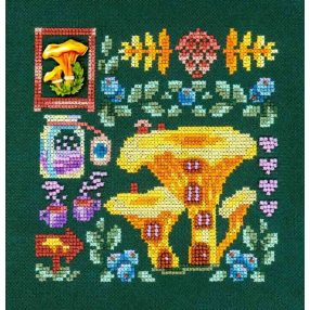 SNV945 Mini Sampler. Chanterelle House 13x13 cm