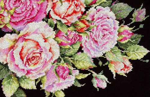 SNV949 Noble roses 18x27 cm
