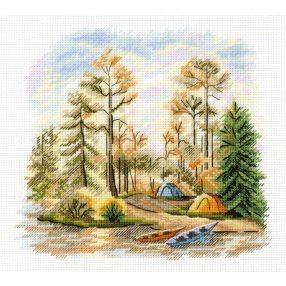 SNV954 A fenyőerdőben 15x16 cm