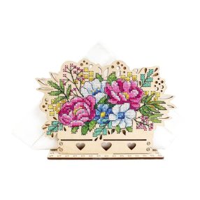 SO090 Napkin holder Flower arrangement 12x17x5 cm