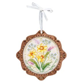 SO093 Miniature. Spring flowers 11x11 cm