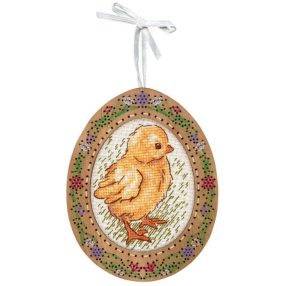 SO114 Miniature. Chicken on a walk 14x11 cm