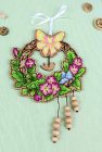 SO121 Easter wreath 1 12x12 cm