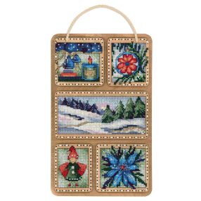 SO124 Téli kollázs 26x17 cm