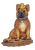 SO166 French bulldog and duck 14x12x7 cm
