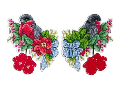 SR1131 Red-breasted Bullfinch 14x13 cm