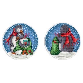 SR1157 Romantikus pingvinek 9x9 cm