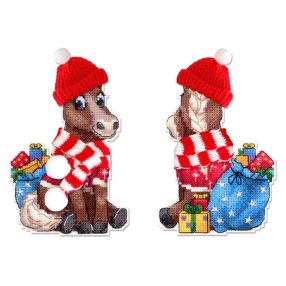 SR1327 Ló sapkában 13x9 cm