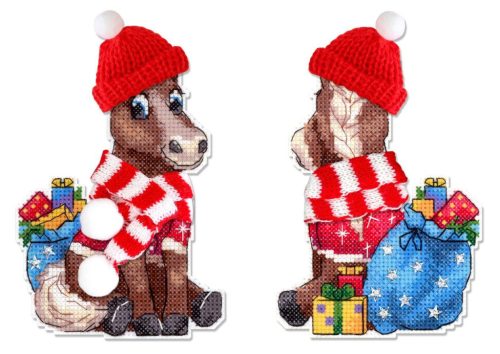 SR1327 Horse in a cap 13x9 cm