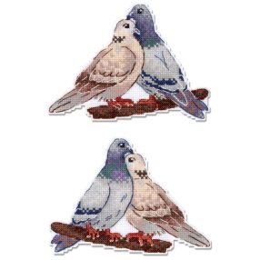 SR1338 Dove and turtledove 10x14 cm