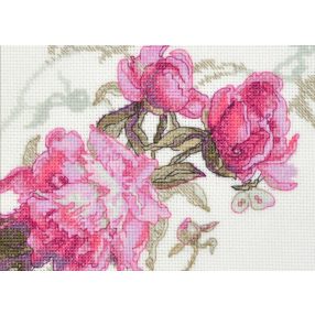 SRA1010 Peonies. Whisper 18x15 cm