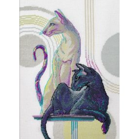 SRA1011 Mystical Cats 21x30 cm