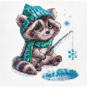 SRA1017 Curious Raccoon 15x15 cm