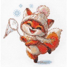 SRA1018 Playful Fox 15x15 cm