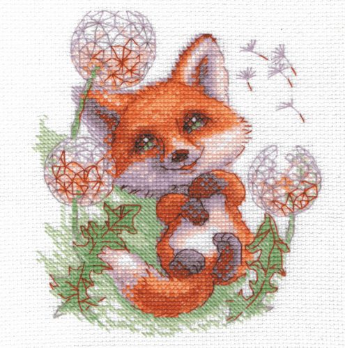 SRA1022 Dandelion Fox 13x15 cm