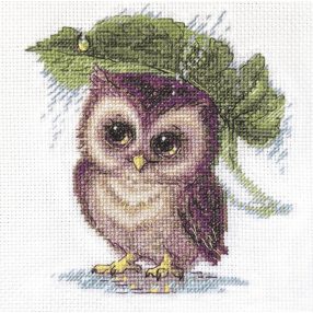 SRA1023 Raindrop Owl 13x15 cm