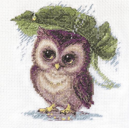 SRA1023 Raindrop Owl 13x15 cm