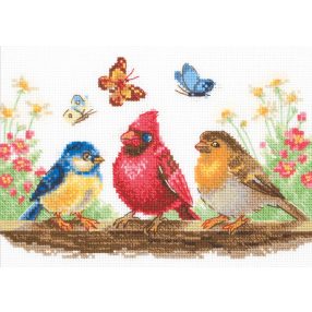 SRA1040 Spring Birds 21x15 cm