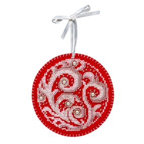 ST1094 Frost patterns. Ball 10 cm