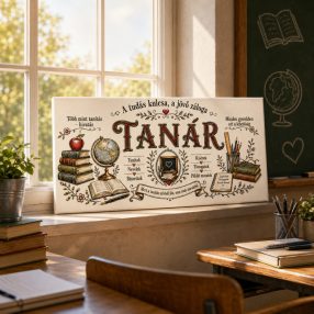 Tanár - vászonkép