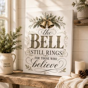 The bell still rings for those who believe - vászonkép