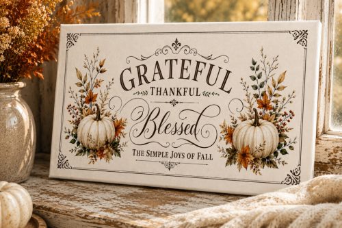 The simple joys of fall - vászonkép